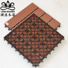 Wpc wood plastic reclaimed flooring wpc decking interlocking composite tiles terrace board